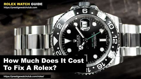 rolex restoration cost